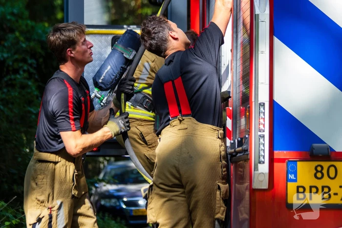 Brandweer in actie na melding van brand