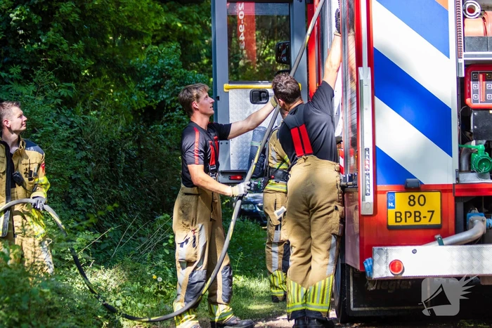 Brandweer in actie na melding van brand