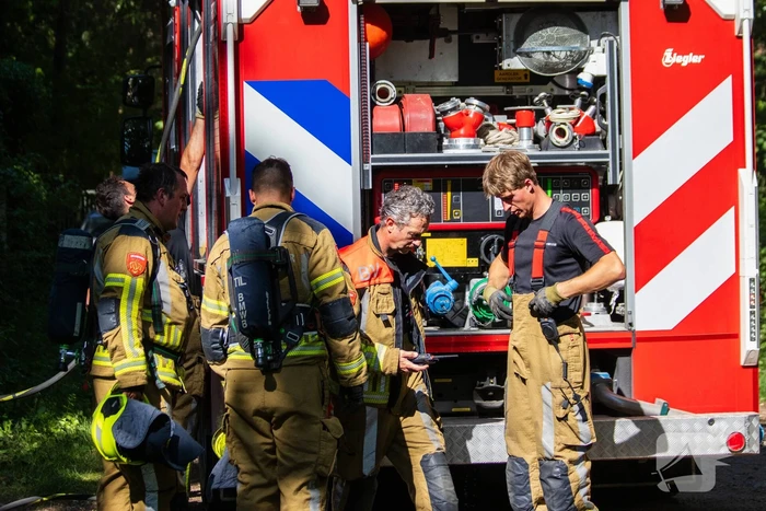 Brandweer in actie na melding van brand