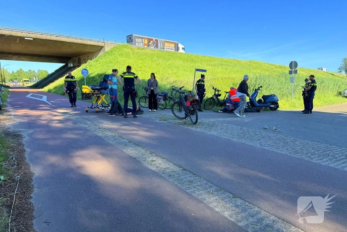 Ongeval op fietspad leidt tot gewonden
