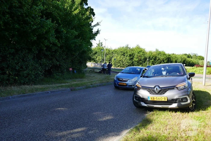 Fatbike komt in botsing met auto