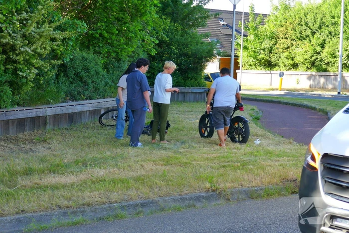 Fatbike komt in botsing met auto