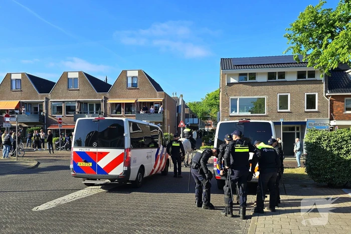 Demonstratie loopt uit de hand, politie grijpt in