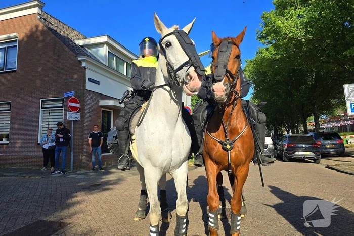 Demonstratie loopt uit de hand, politie grijpt in