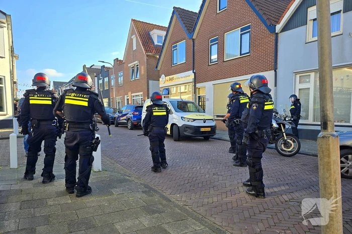 Demonstratie loopt uit de hand, politie grijpt in