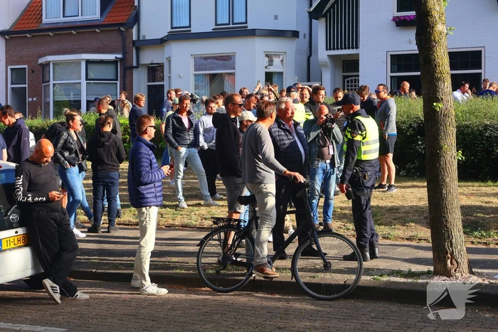 Demonstratie loopt uit de hand, politie grijpt in