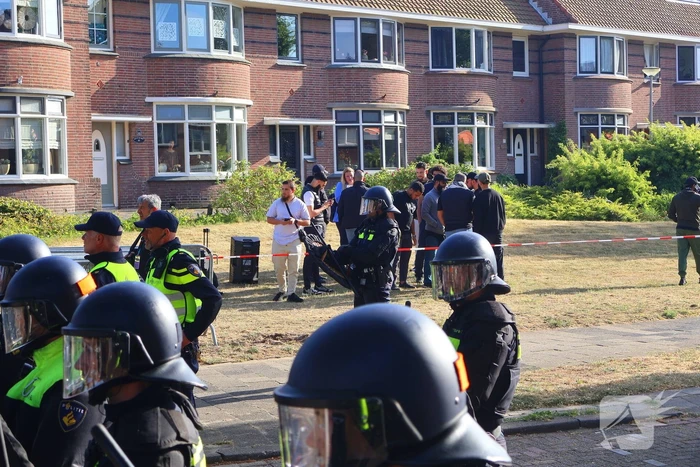 Demonstratie loopt uit de hand, politie grijpt in