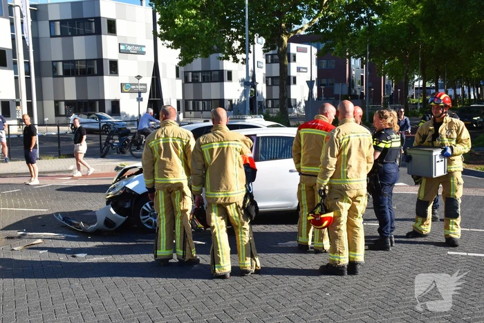 Forse schade bij aanrijding op kruising