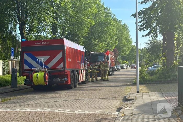 Vele brandweerlieden naar bosbrand