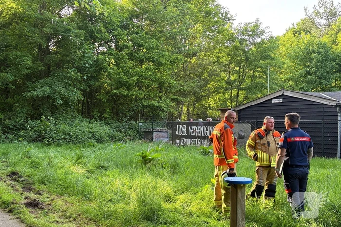 Vele brandweerlieden naar bosbrand