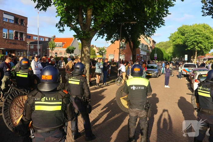Demonstratie loopt uit de hand, politie grijpt in
