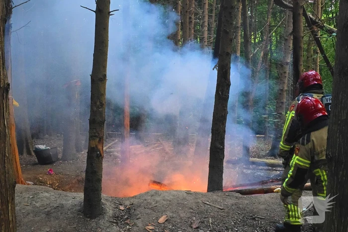 Brandweer ingezet voor bosbrand