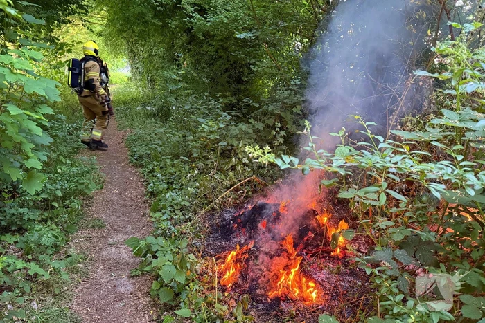 Brandweer ingezet voor buitenbrand