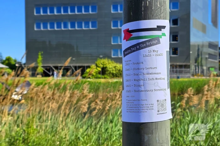 Onrust tijdens pro Palestina demonstratie op universiteitscampus
