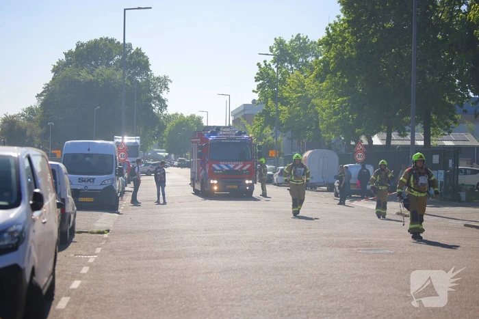 Zeer grote brand in gebouw van politieacademie hulpdiensten schalen op
