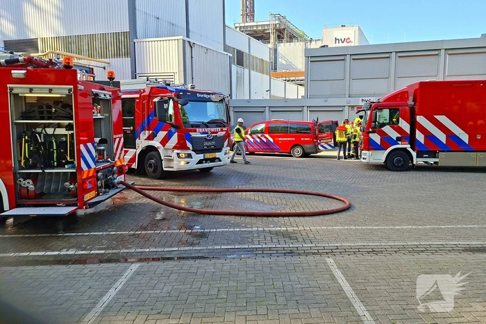 Grote brand in pand afvalverwerker