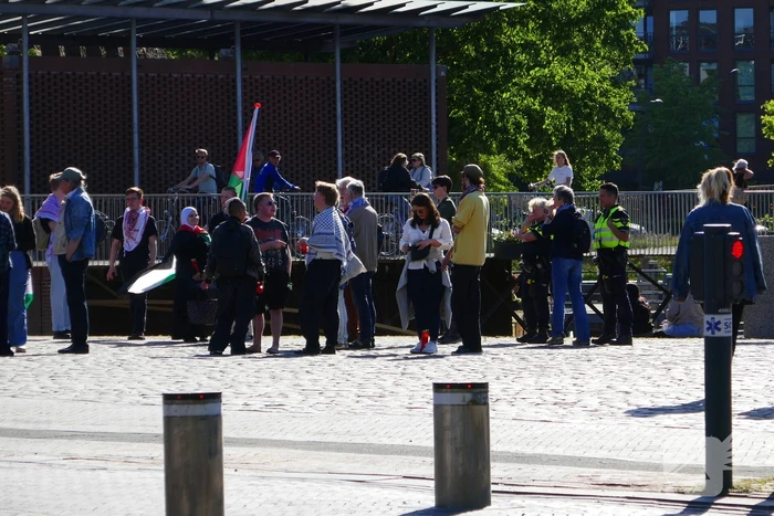 Demonstratie rustig verlopen onder politie-begleiding