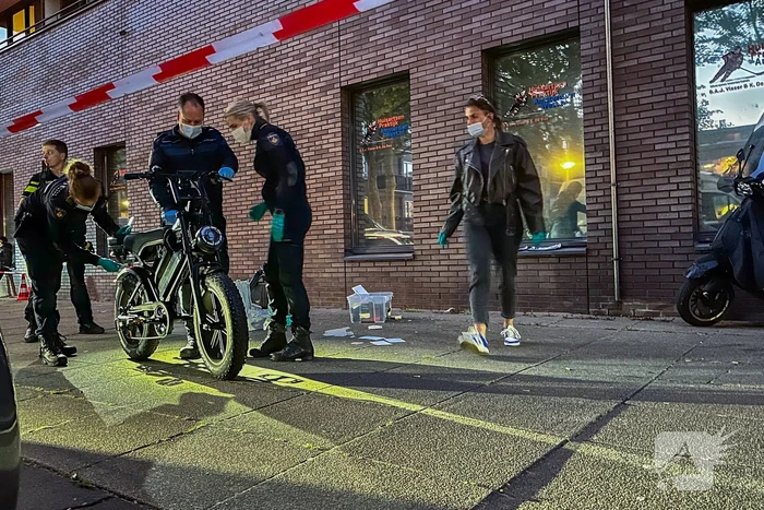 Forensische Opsporing verricht onderzoek op fatbike na overval