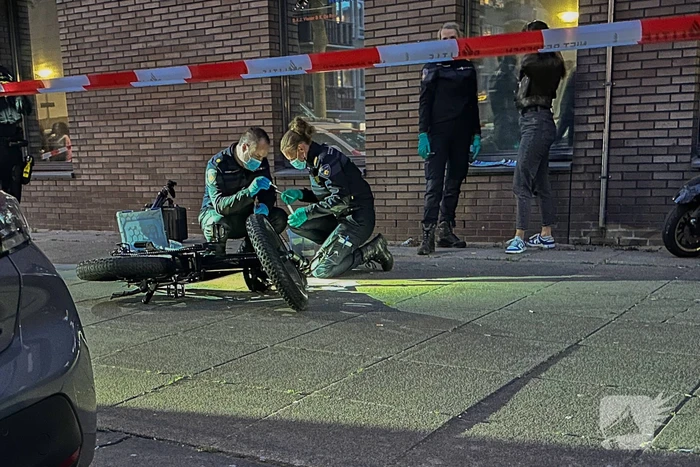 Forensische Opsporing verricht onderzoek op fatbike na overval