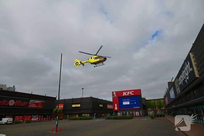 Traumahelikopter landt na ongeval
