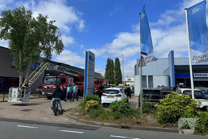Brandweer in actie na melding van brand