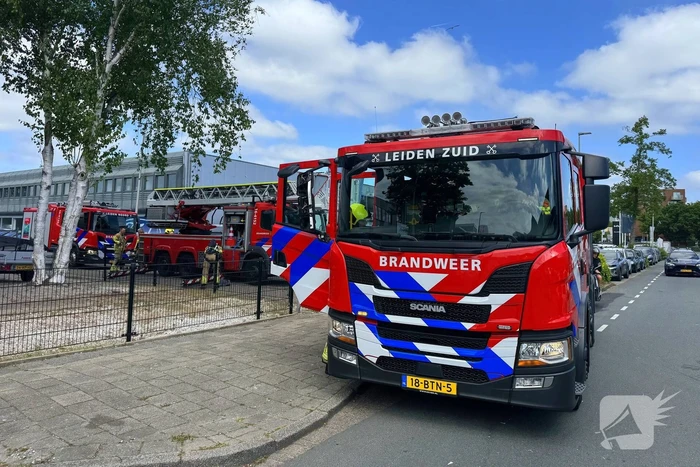Brandweer in actie na melding van brand