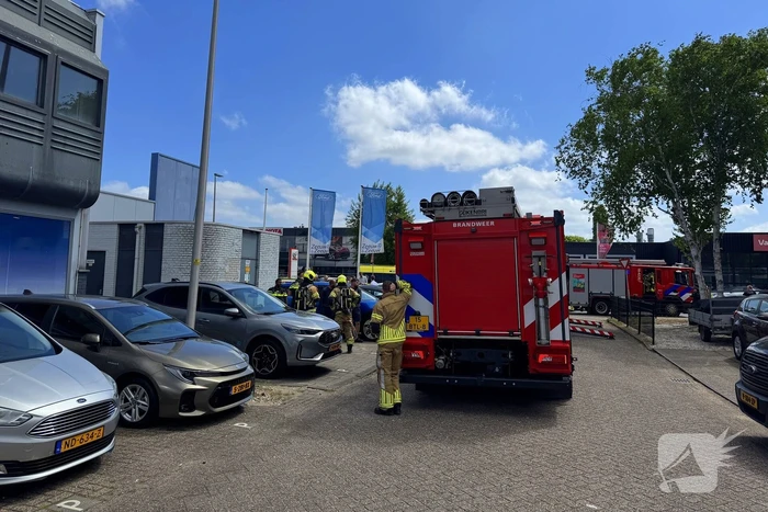 Brandweer in actie na melding van brand