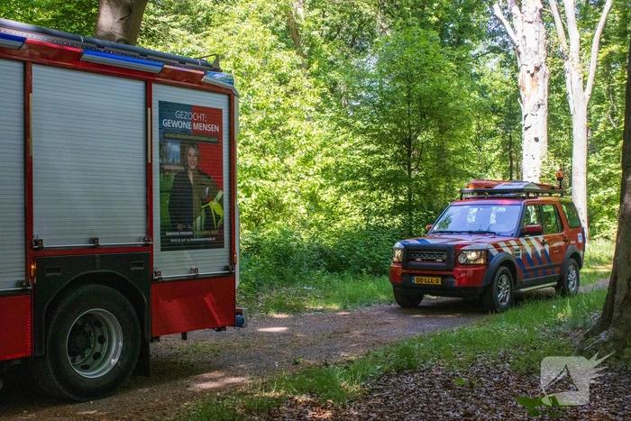 Brand in natuurgebied in de kiem gesmoord