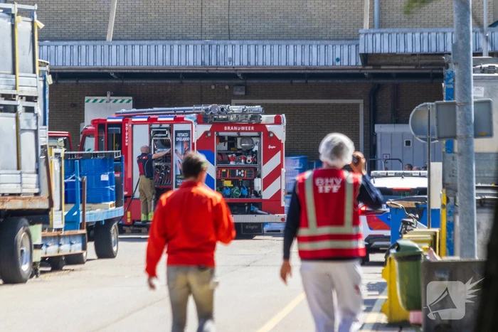 Ontruiming bij brand in industriepand