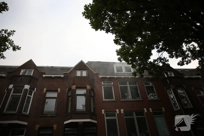 Flinke brand op dakterras, brand in de kiem gesmoord