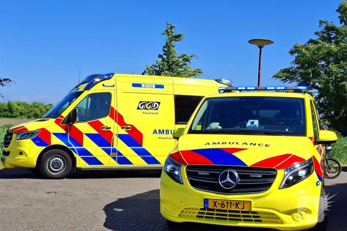 Traumateam ingezet na eenzijdig ongeval