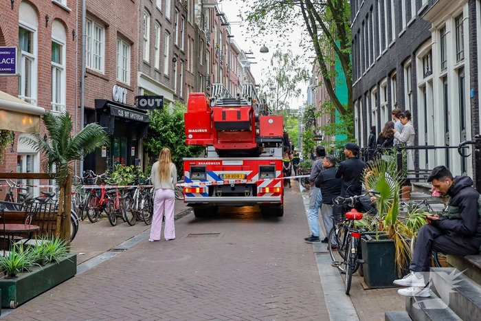 Brand in restaurant door grilloven