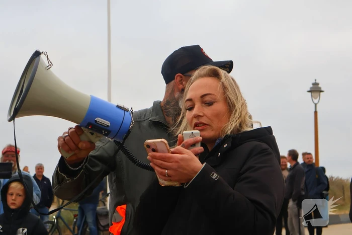 Demonstratie tegen eerdere Pro-Palestina demonstratie