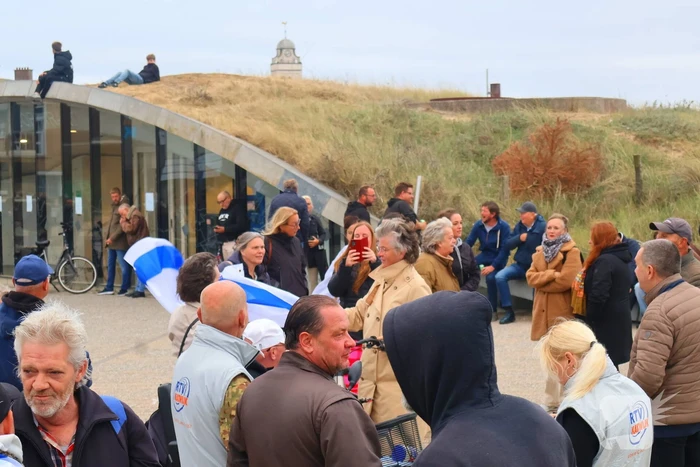 Demonstratie tegen eerdere Pro-Palestina demonstratie