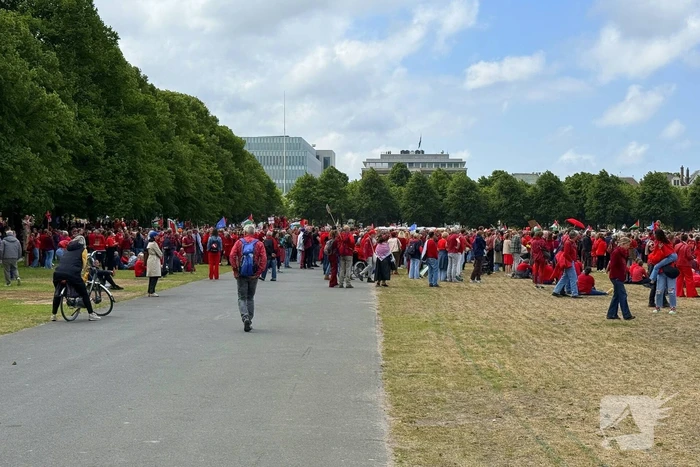 Duizenden demonstranten aanwezig voor Gaza