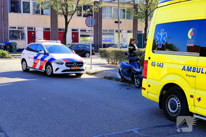 Scooterrijder gewond na val