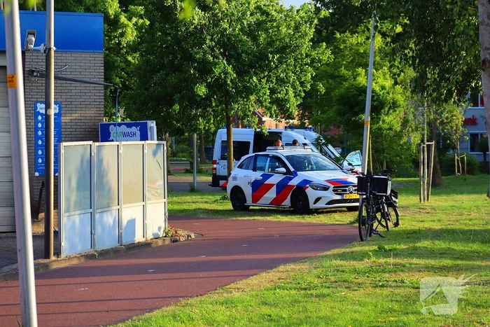 Botsing tussen twee fietsen op fietspad