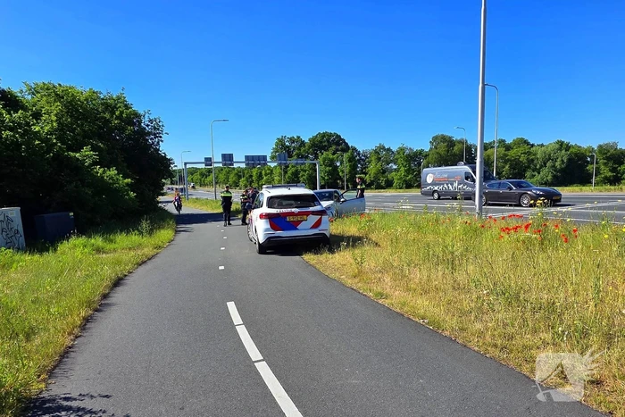 Ongeval met kop-staartbotsing bij stoplichten