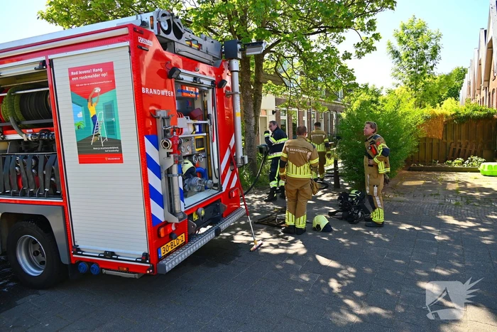 Brandweer succesvol bij blussen woningbrand