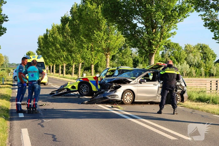 Ambulance betrokken bij ongeval