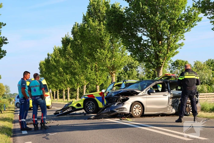 Ambulance betrokken bij ongeval