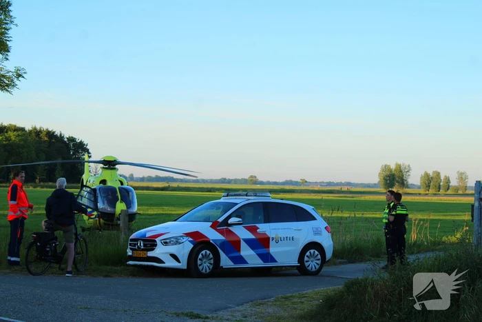 Traumateam assisteert bij medische noodsituatie