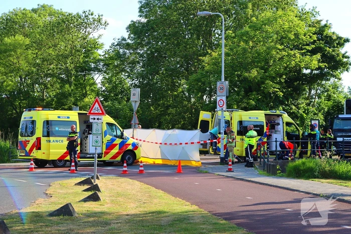 Fietser zwaargewond bij ernstig ongeval