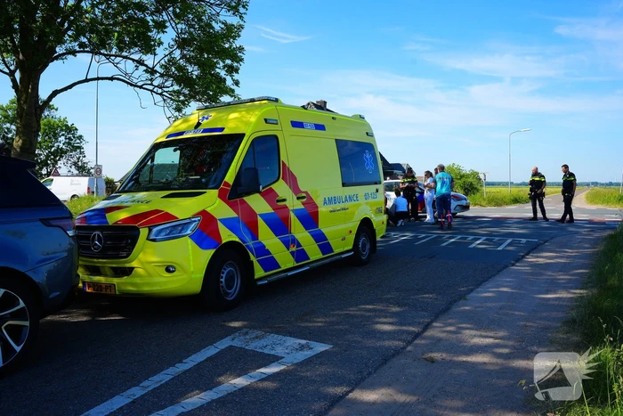 Scooterrijder gewond bij botsing