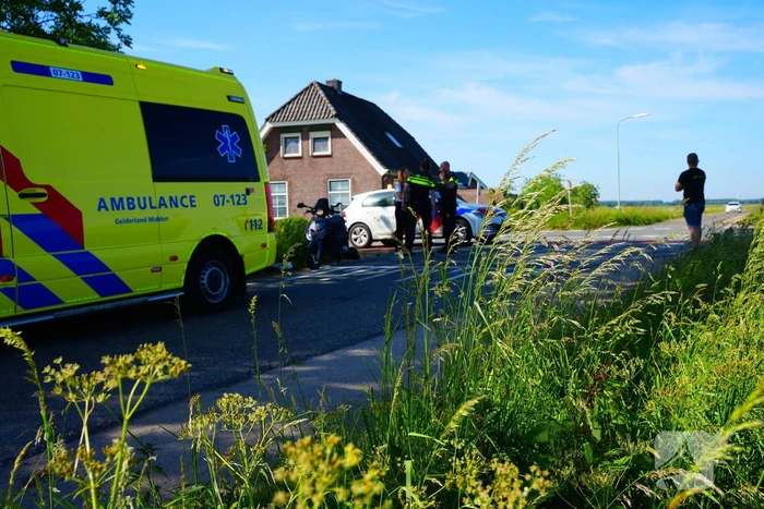 Scooterrijder gewond bij botsing