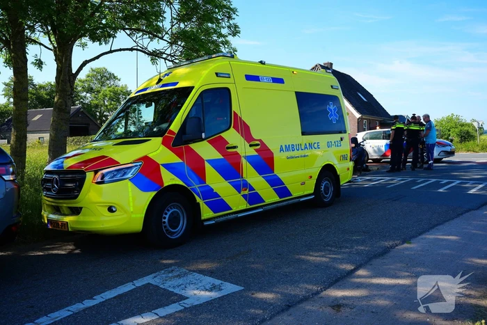 Scooterrijder gewond bij botsing