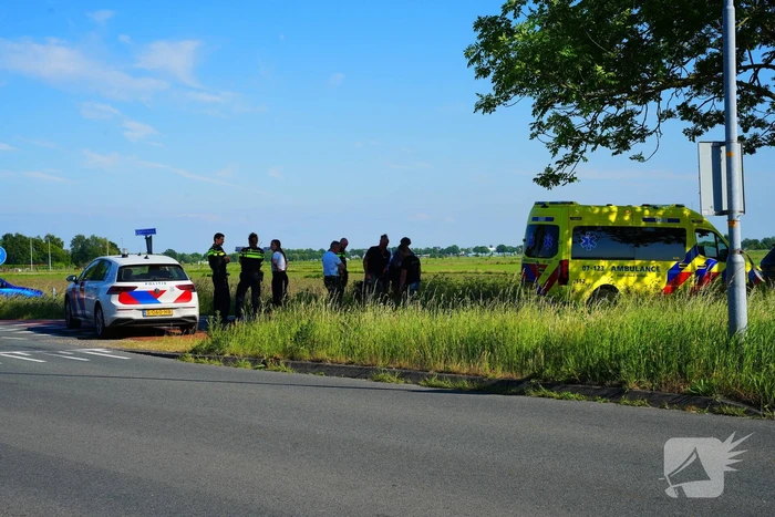 Scooterrijder gewond bij botsing