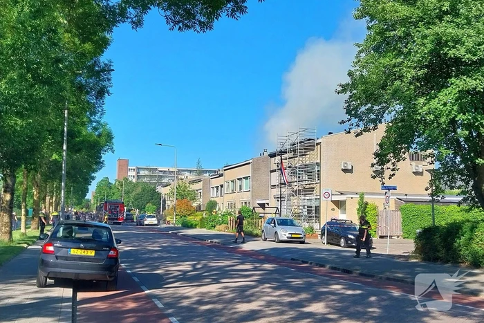 Brand in woning zorgt voor grote inzet