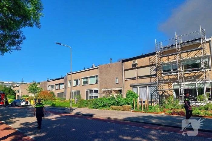 Brand in woning zorgt voor grote inzet