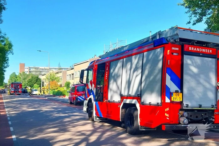 Brand in woning zorgt voor grote inzet